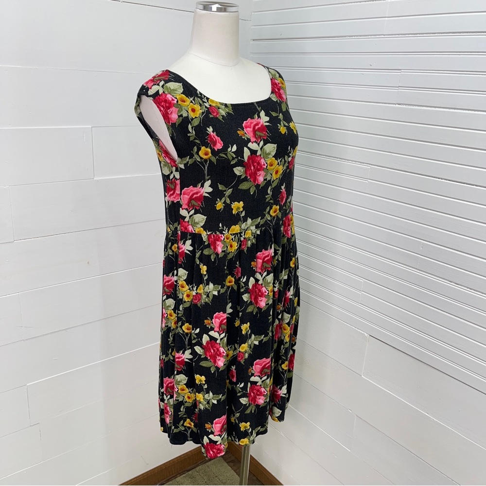 Reformation Black Floral Dress - Picture 2 of 9
